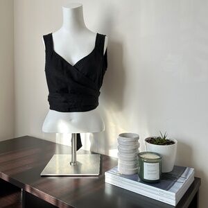 Linenfox ⎮ Linen Wrap Blouse